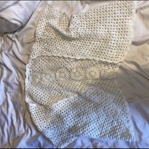 White lace tiny cardigan